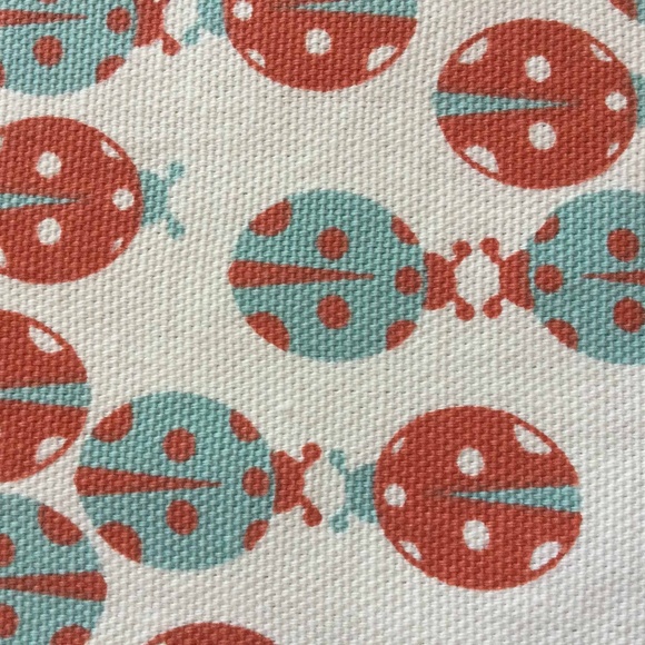 Handmade Ladybug Table Runner, 6 Reversible Placemats 6 Napkins - Picture 9 of 9
